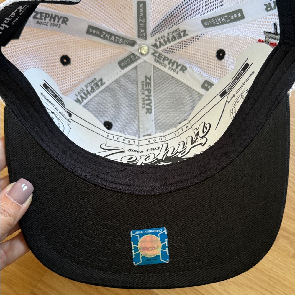 NWT SDSU Black White Final Four Trucker Cap 2023 Commemorative - Picture 6 of 7